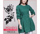 Womens Pearl Sea Green Frock